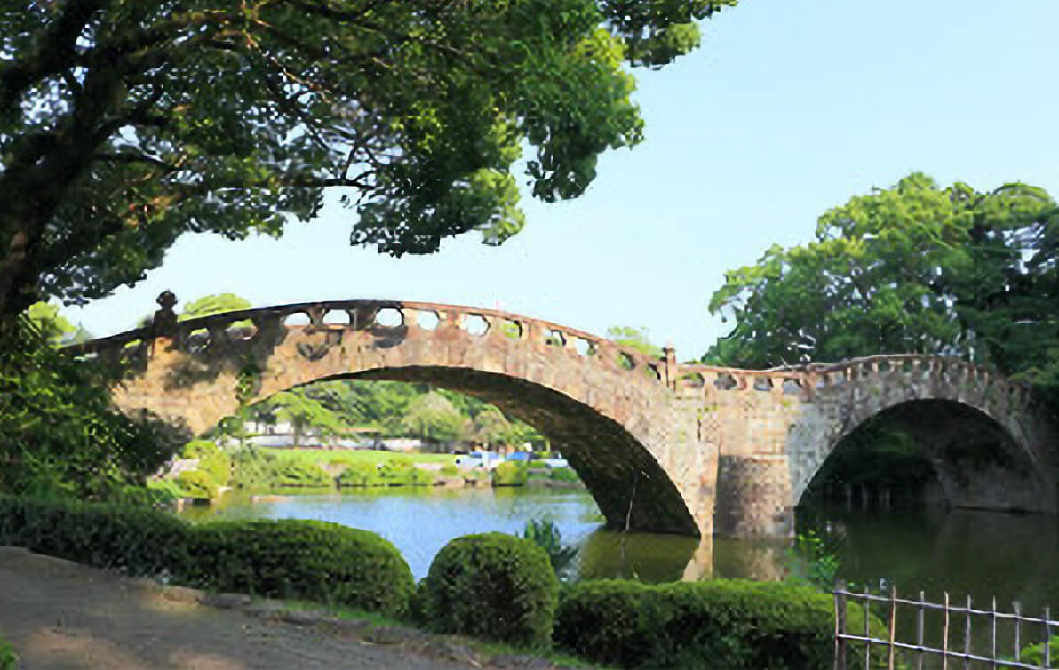 Megane Bridge of Isahaya